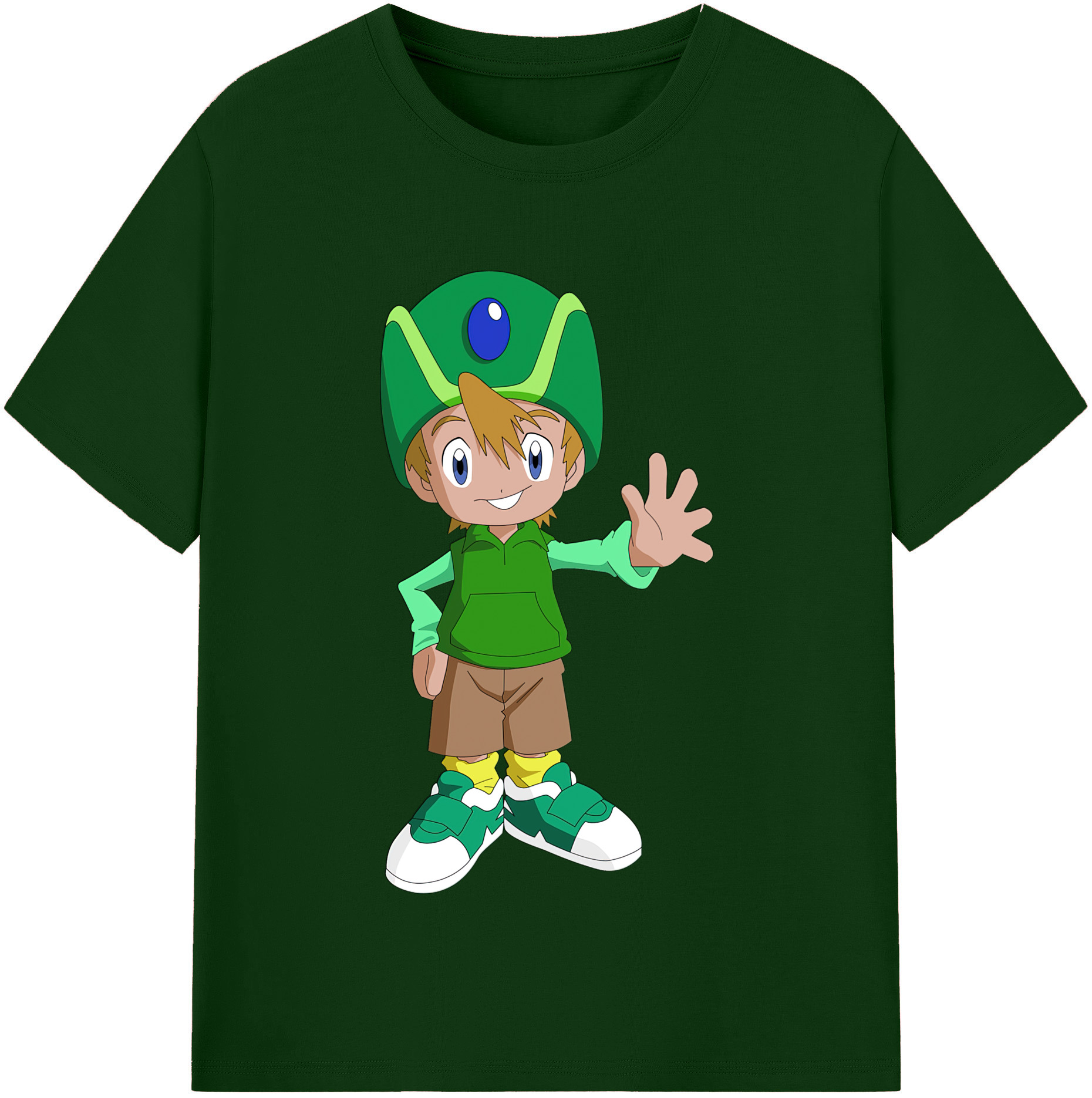 （画像用） Digimon デジタルモンスター/デジモン 綿100％半袖Tシャツ（フロントプリント）